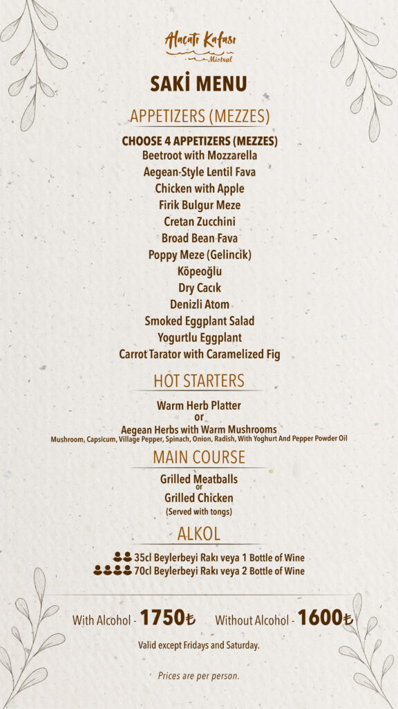 Restoran Menü İngilizce